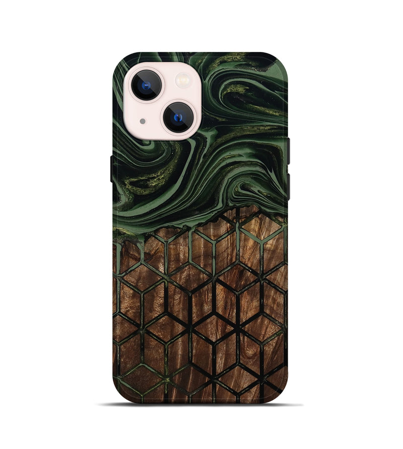 iPhone 13 mini Wood Live Edge Phone Case - Banks (Pattern, 801954)