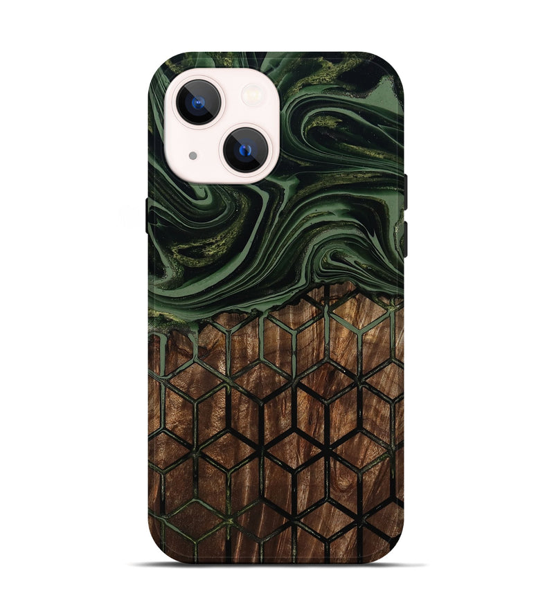 iPhone 14 Wood Live Edge Phone Case - Banks (Pattern, 801954)