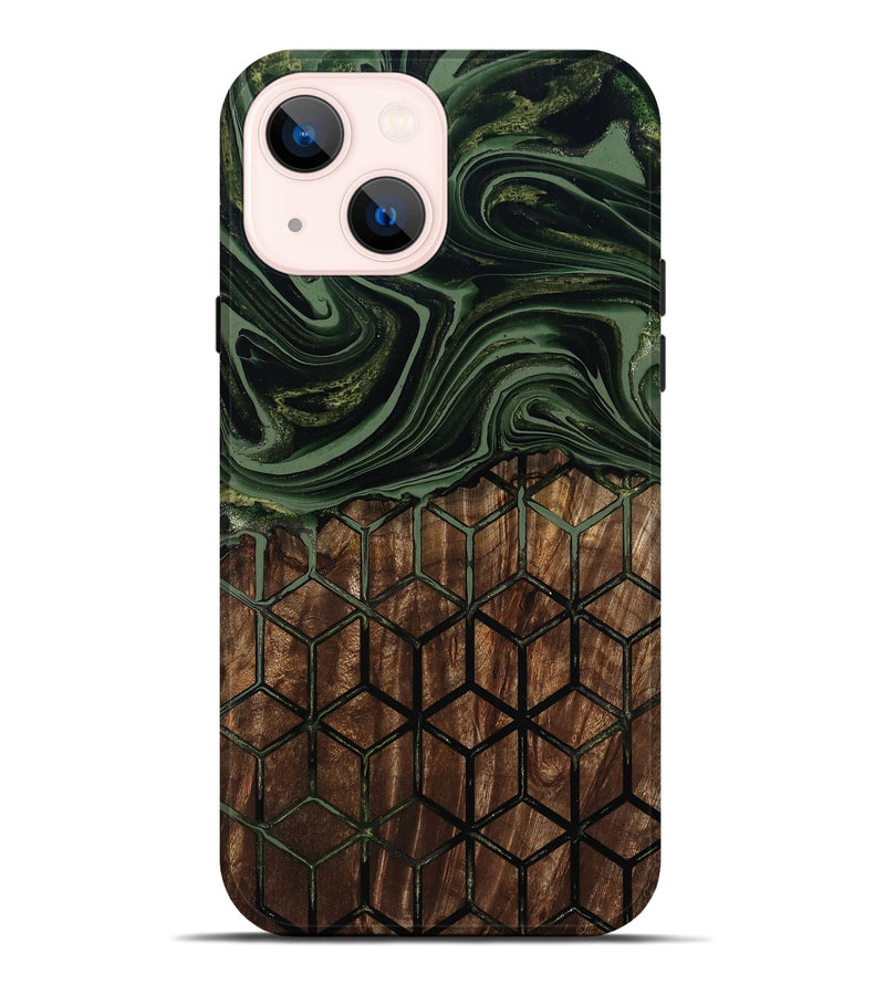 iPhone 14 Plus Wood Live Edge Phone Case - Banks (Pattern, 801954)