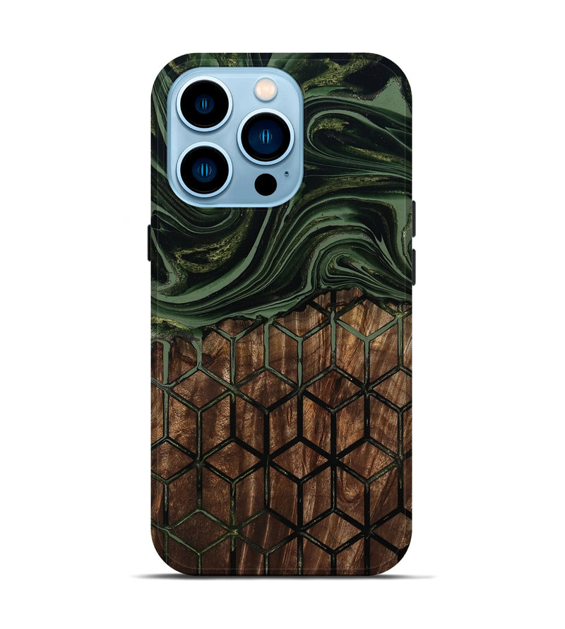 iPhone 14 Pro Wood Live Edge Phone Case - Banks (Pattern, 801954)