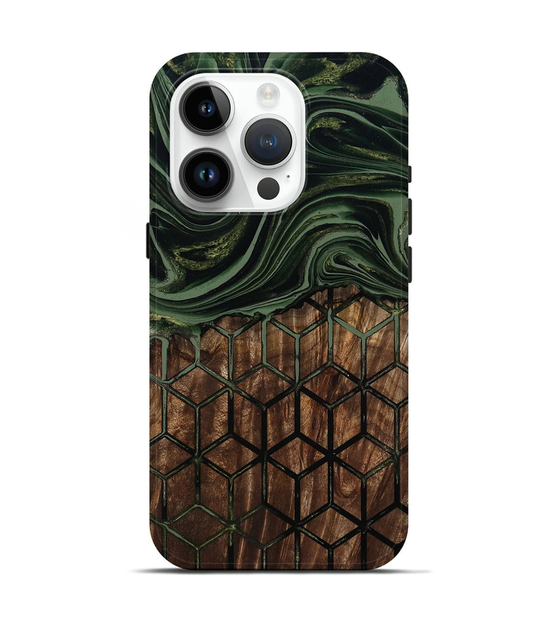 iPhone 15 Pro Wood Live Edge Phone Case - Banks (Pattern, 801954)