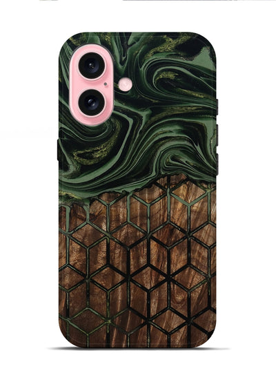 iPhone 16 Wood Live Edge Phone Case - Banks (Pattern, 801954)