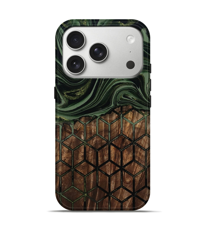 iPhone 17 Pro Wood Live Edge Phone Case - Banks (Pattern, 801954)