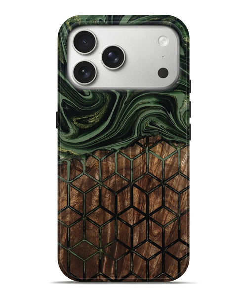 iPhone 17 Pro Max Wood Live Edge Phone Case - Banks (Pattern, 801954)