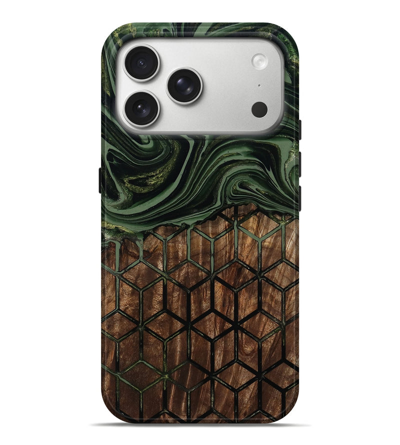 iPhone 17 Pro Max Wood Live Edge Phone Case - Banks (Pattern, 801954)