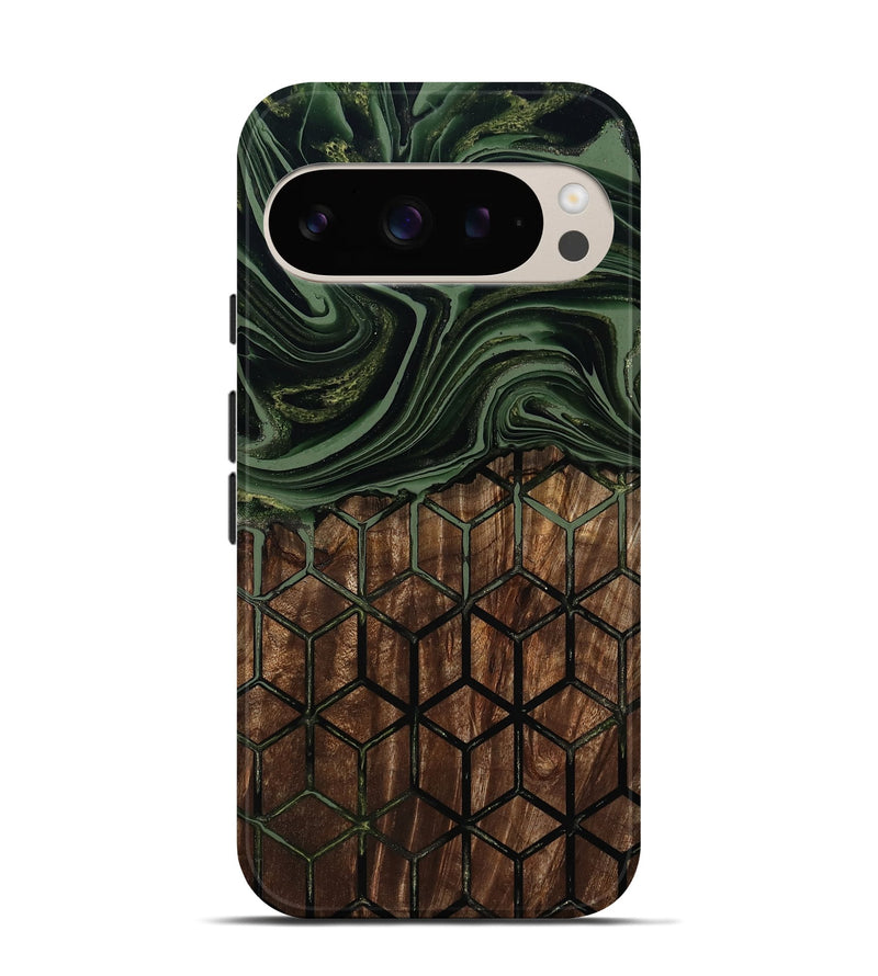 Pixel 9 Pro Wood Live Edge Phone Case - Banks (Pattern, 801954)