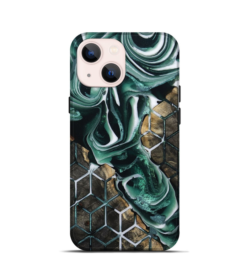 iPhone 13 mini Wood Live Edge Phone Case - Kelsea (Pattern, 801955)