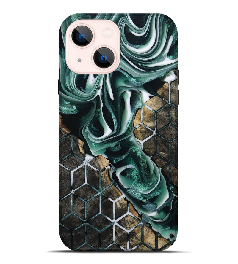 iPhone 14 Plus Wood Live Edge Phone Case - Kelsea (Pattern, 801955)