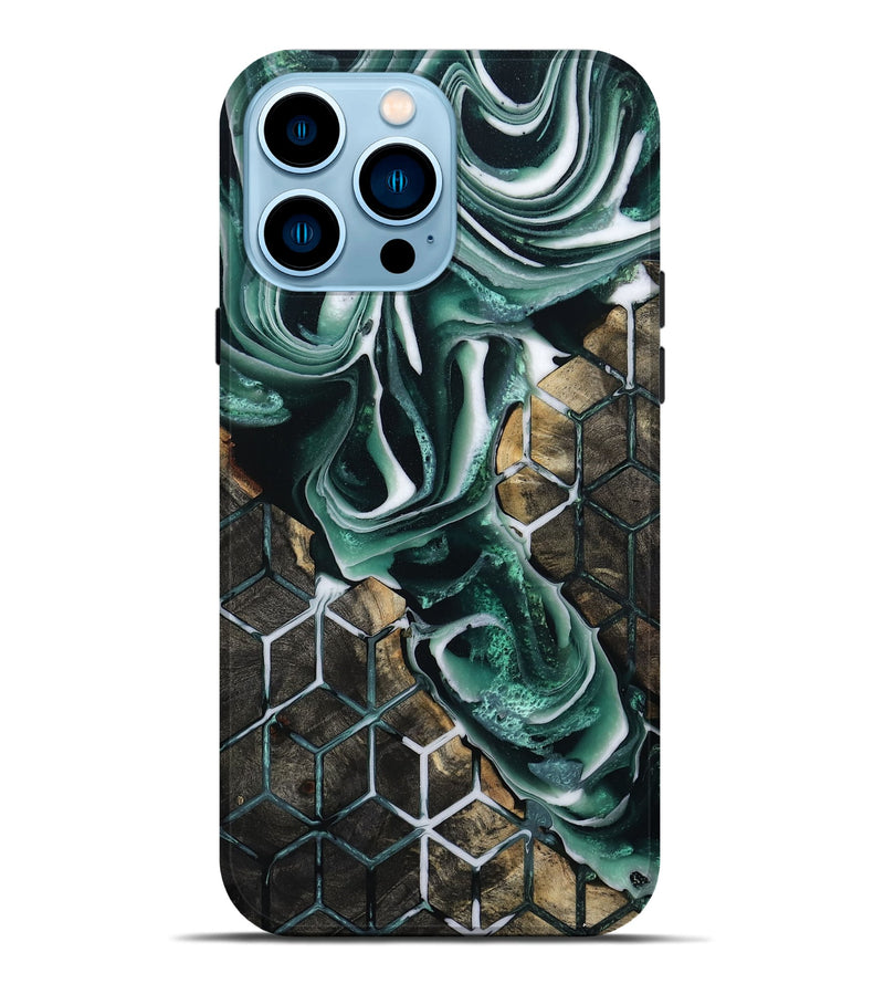 iPhone 14 Pro Max Wood Live Edge Phone Case - Kelsea (Pattern, 801955)