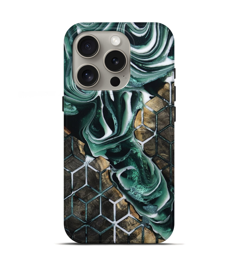 iPhone 16 Pro Wood Live Edge Phone Case - Kelsea (Pattern, 801955)