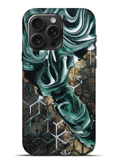 iPhone 16 Pro Max Wood Live Edge Phone Case - Kelsea (Pattern, 801955)