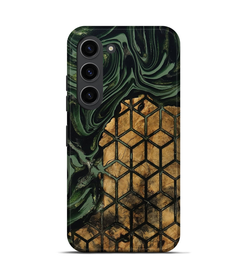 Galaxy S23 Wood Live Edge Phone Case - Averie (Pattern, 801956)