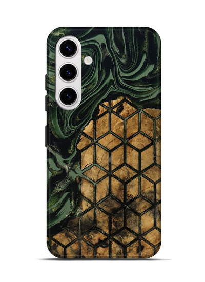 Galaxy S25 Wood Live Edge Phone Case - Averie (Pattern, 801956)