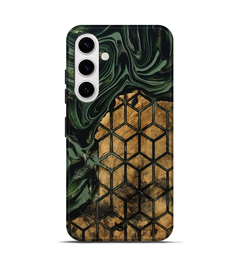 Galaxy S25 Wood Live Edge Phone Case - Averie (Pattern, 801956)