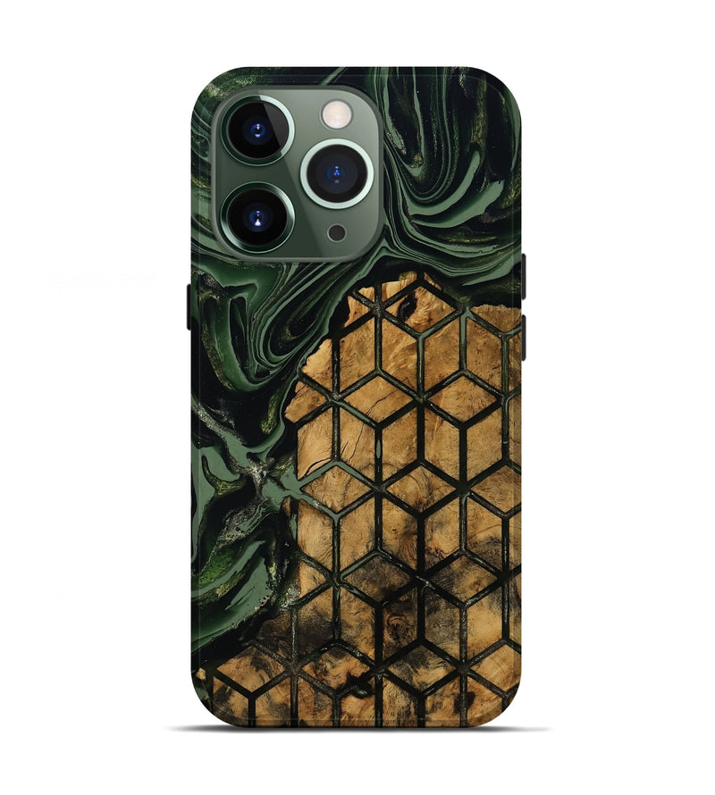 iPhone 13 Pro Wood Live Edge Phone Case - Averie (Pattern, 801956)