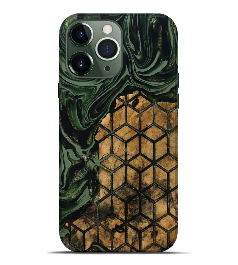 iPhone 13 Pro Max Wood Live Edge Phone Case - Averie (Pattern, 801956)