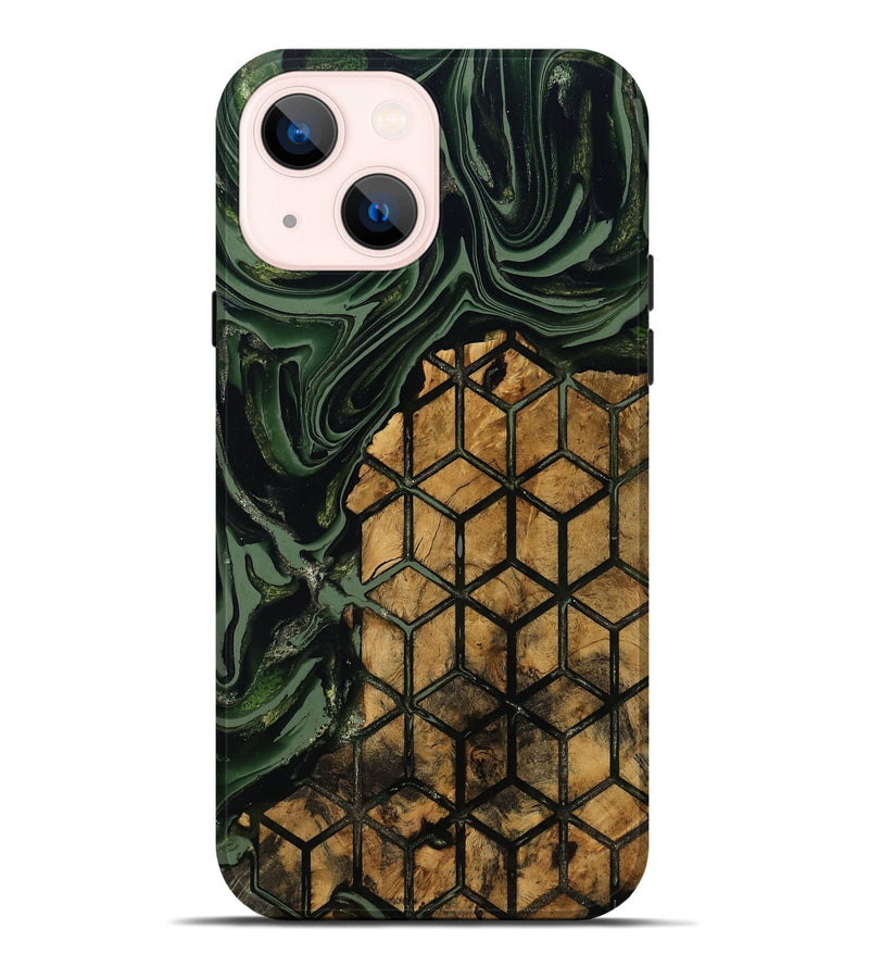 iPhone 14 Plus Wood Live Edge Phone Case - Averie (Pattern, 801956)