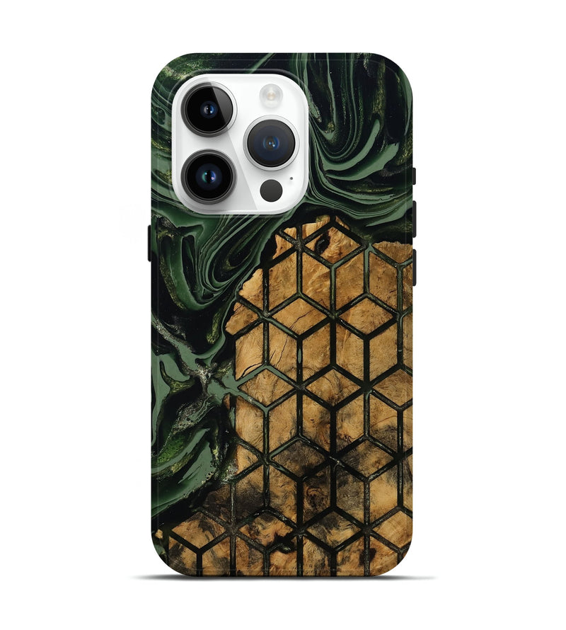 iPhone 15 Pro Wood Live Edge Phone Case - Averie (Pattern, 801956)