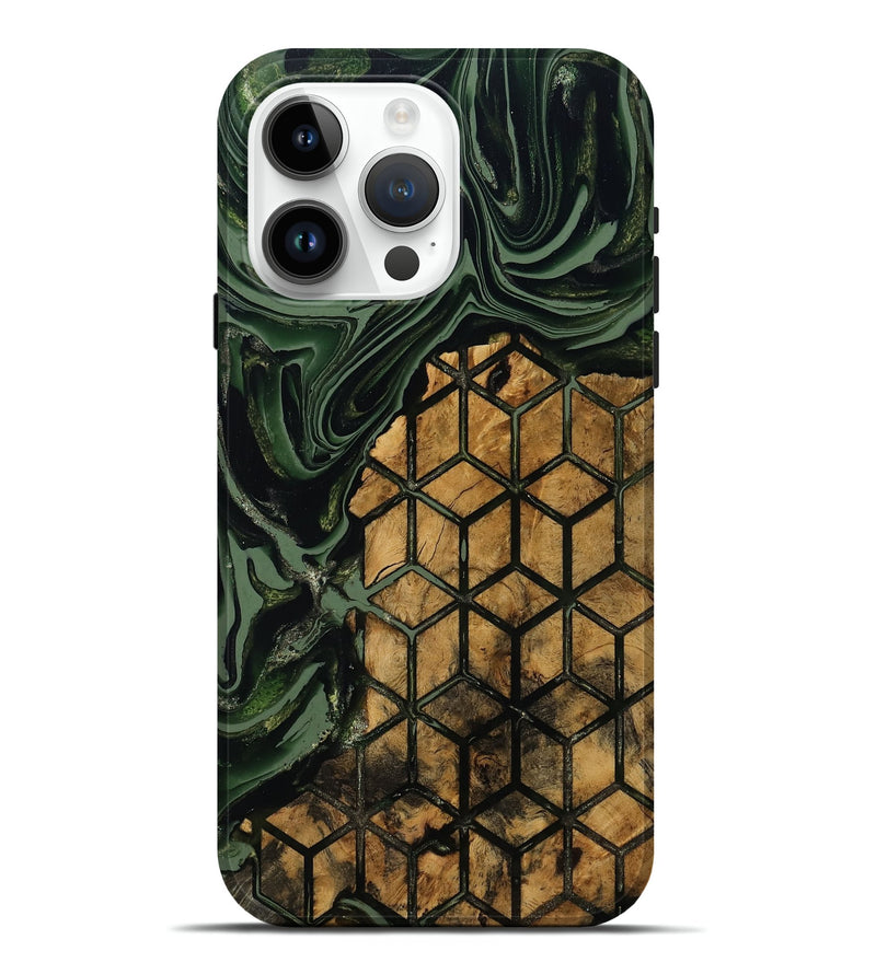 iPhone 15 Pro Max Wood Live Edge Phone Case - Averie (Pattern, 801956)