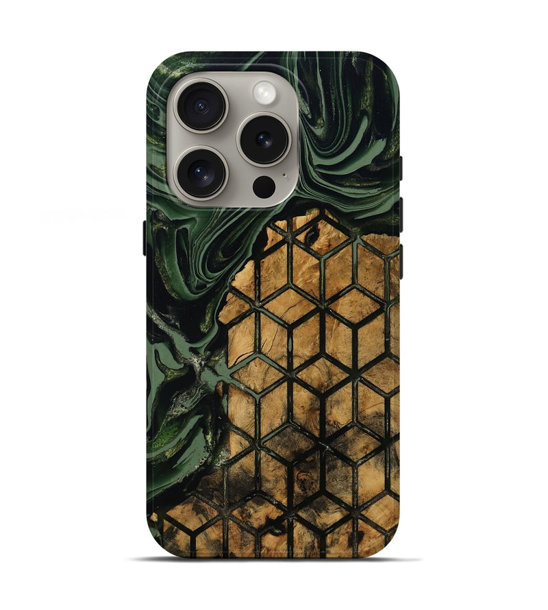 iPhone 16 Pro Wood Live Edge Phone Case - Averie (Pattern, 801956)