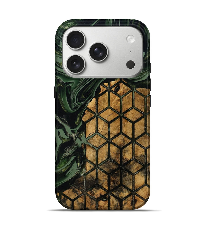 iPhone 17 Pro Wood Live Edge Phone Case - Averie (Pattern, 801956)