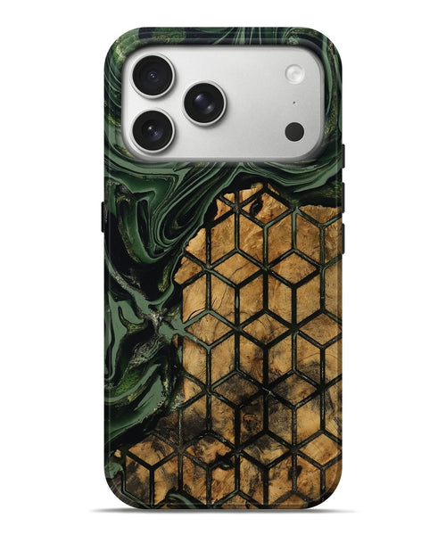iPhone 17 Pro Max Wood Live Edge Phone Case - Averie (Pattern, 801956)