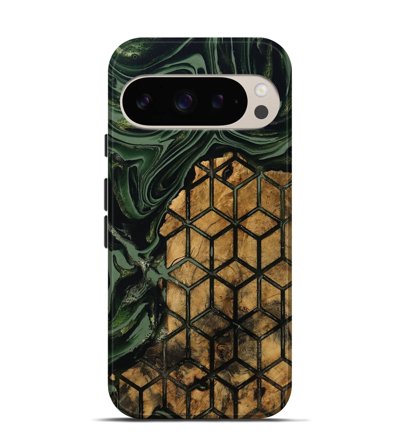 Pixel 9 Pro Wood Live Edge Phone Case - Averie (Pattern, 801956)