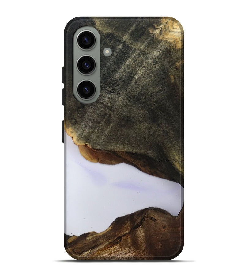 Galaxy S24 Plus Wood Live Edge Phone Case - Linda (Clear, 801957)