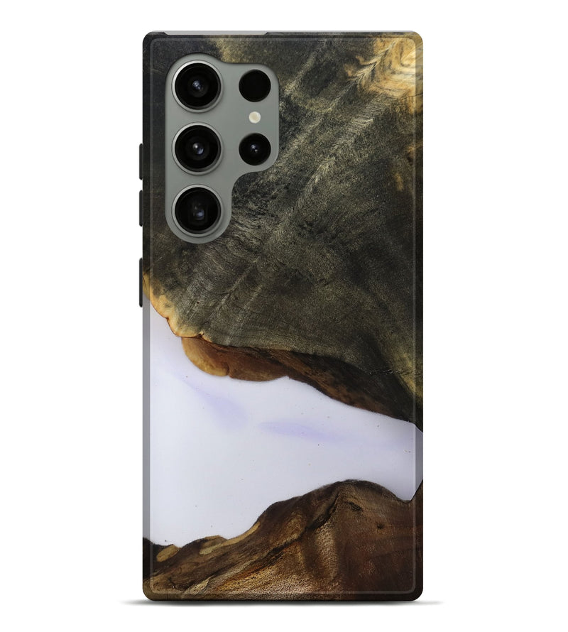 Galaxy S24 Ultra Wood Live Edge Phone Case - Linda (Clear, 801957)