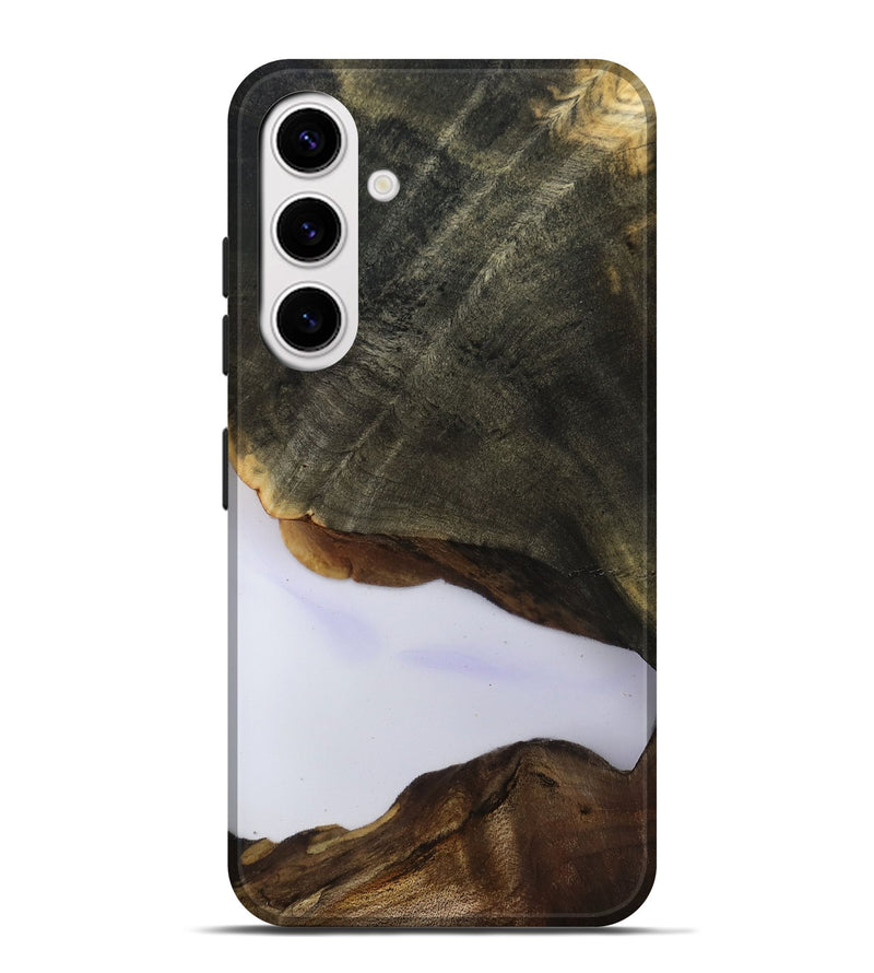 Galaxy S25 Plus Wood Live Edge Phone Case - Linda (Clear, 801957)