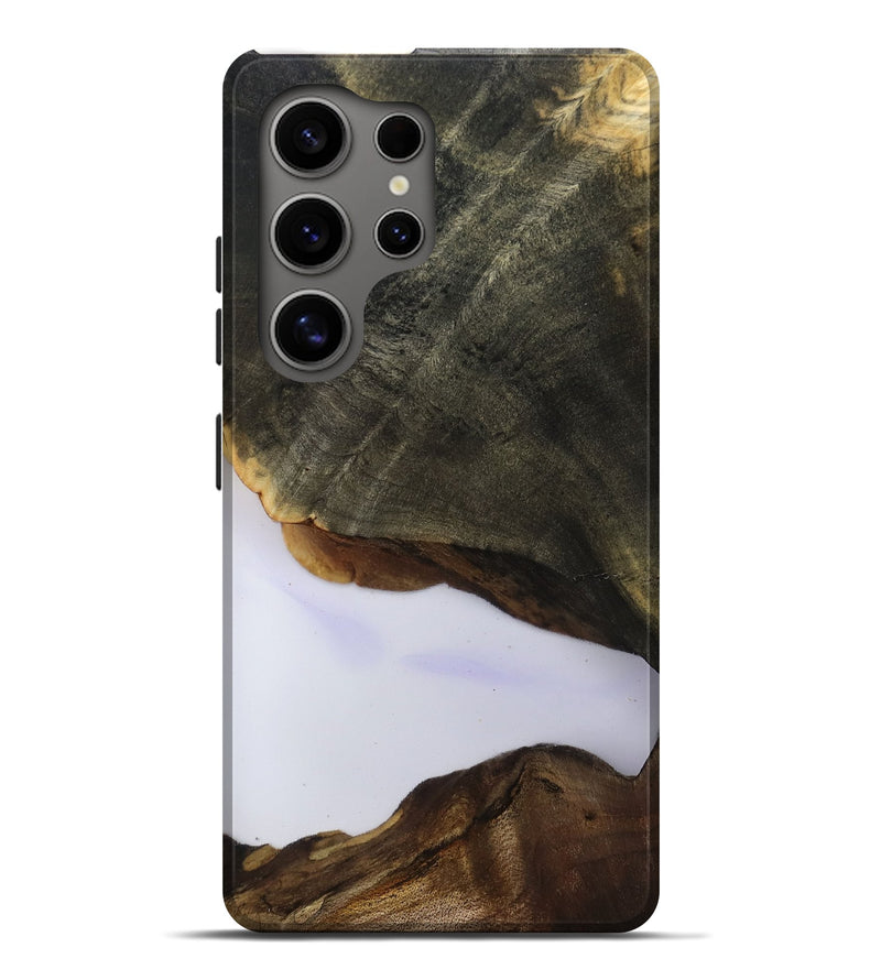 Galaxy S25 Ultra Wood Live Edge Phone Case - Linda (Clear, 801957)