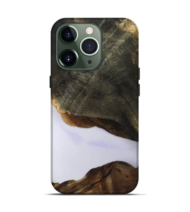 iPhone 13 Pro Wood Live Edge Phone Case - Linda (Clear, 801957)