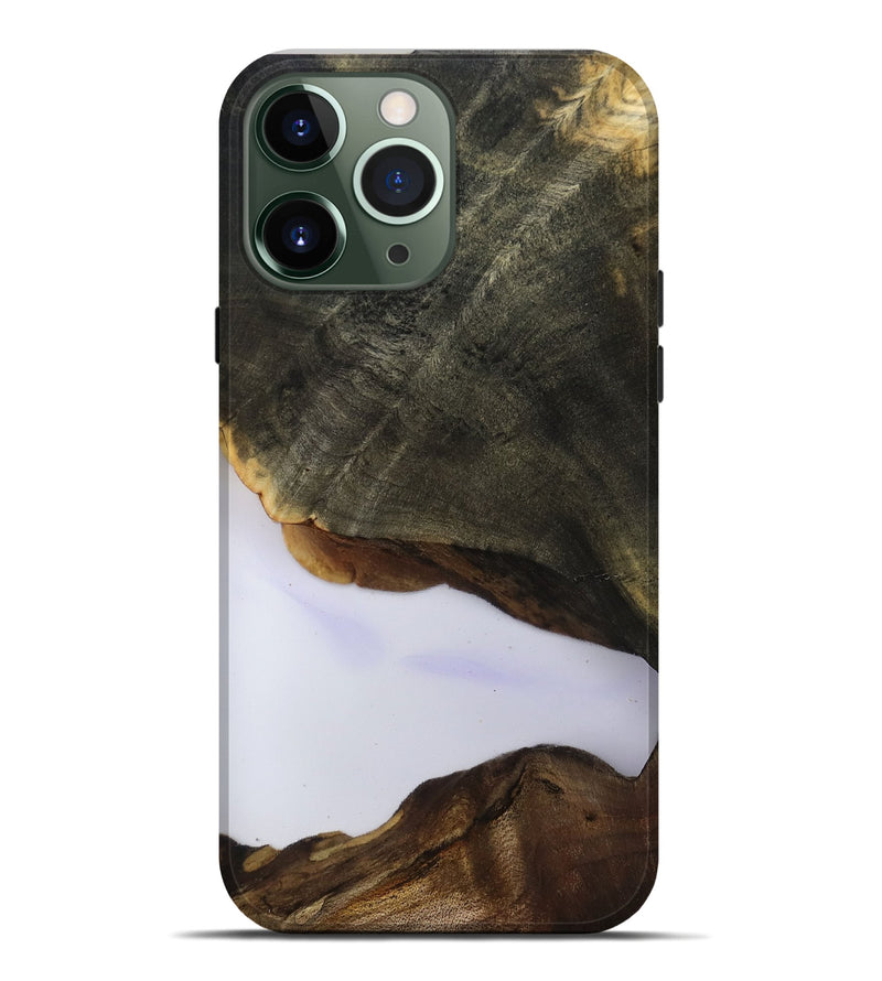 iPhone 13 Pro Max Wood Live Edge Phone Case - Linda (Clear, 801957)