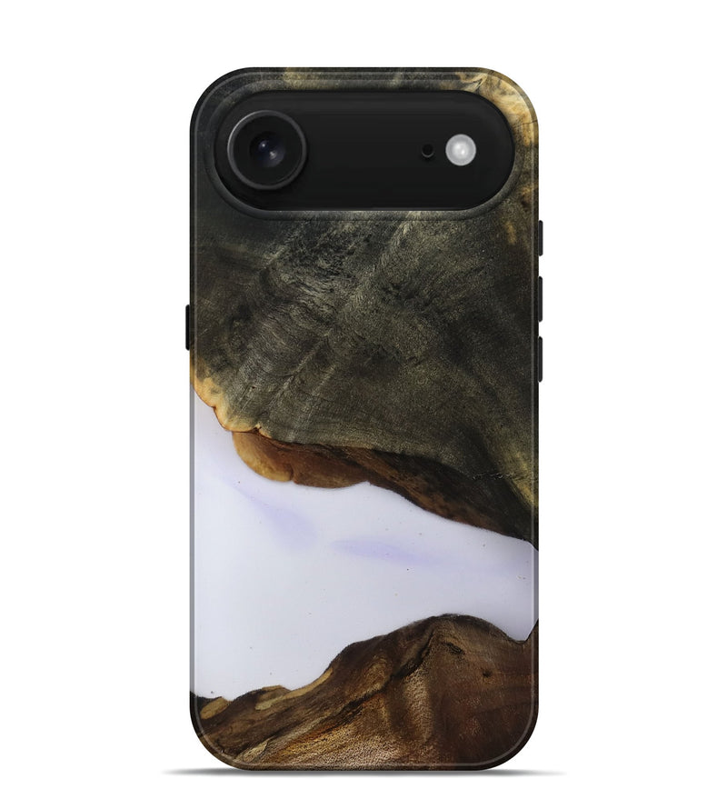 iPhone 17 Air Wood Live Edge Phone Case - Linda (Clear, 801957)