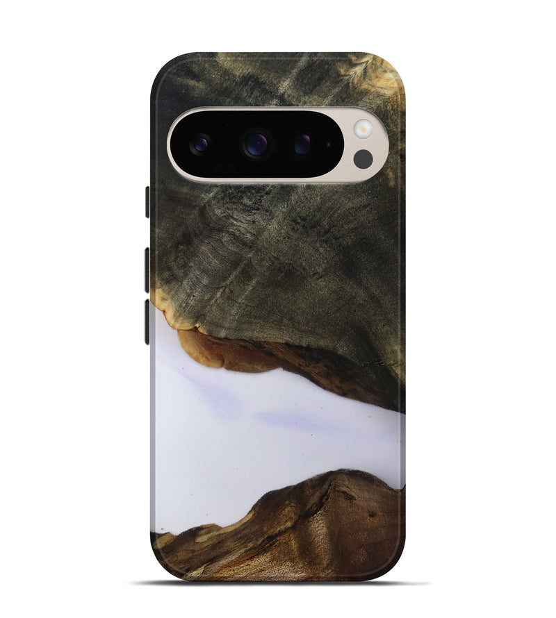 Pixel 10 Wood Live Edge Phone Case - Linda (Clear, 801957)