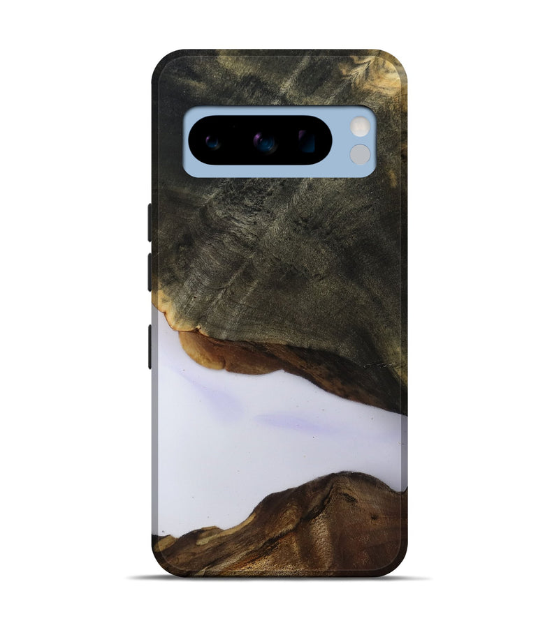 Pixel 8 Pro Wood Live Edge Phone Case - Linda (Clear, 801957)