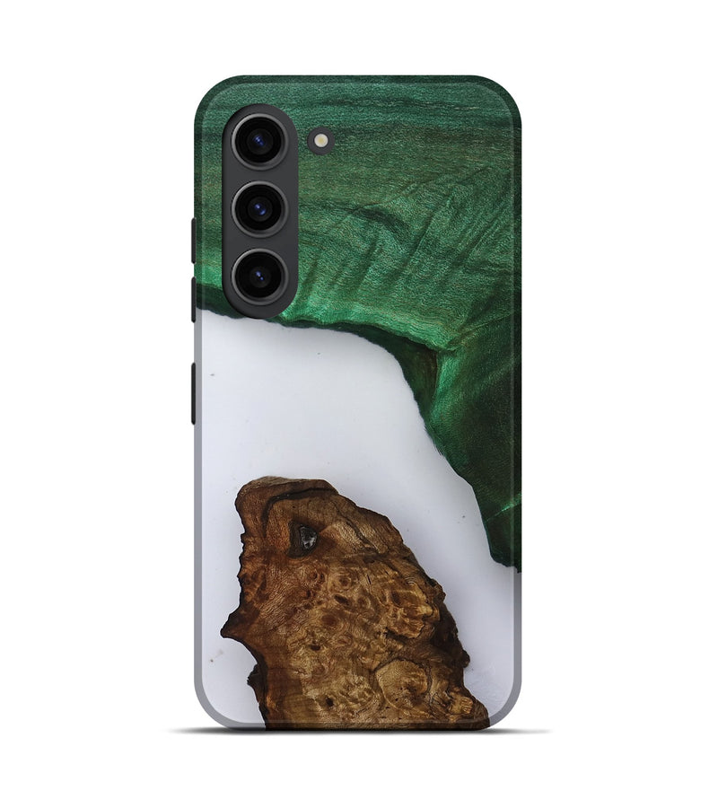 Galaxy S23 Wood Live Edge Phone Case - Keri (Clear, 801958)