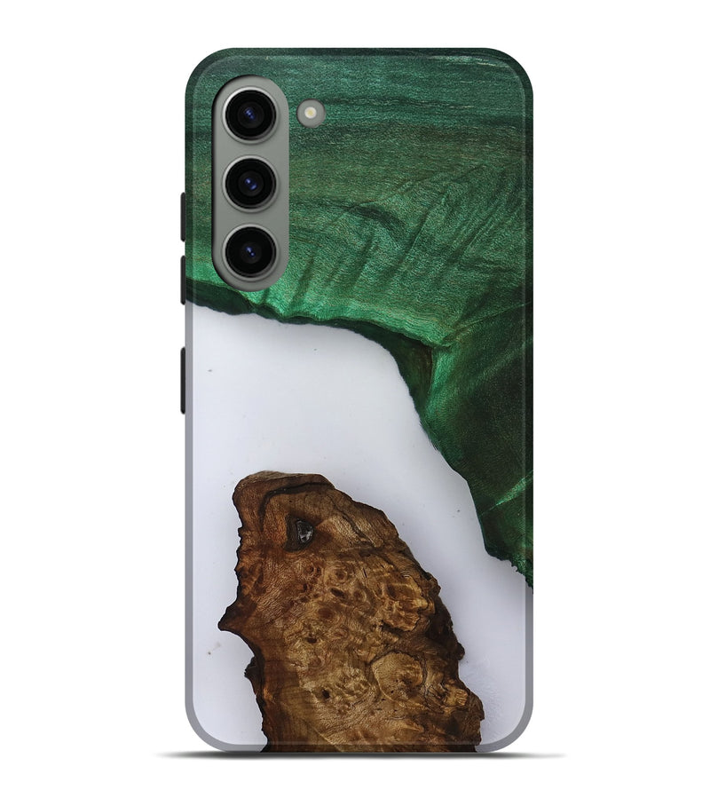 Galaxy S23 Plus Wood Live Edge Phone Case - Keri (Clear, 801958)