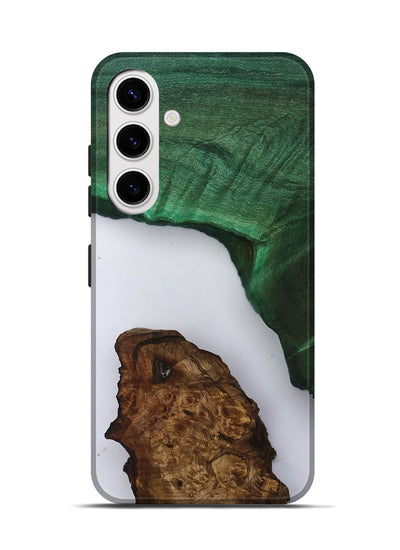 Galaxy S25 Wood Live Edge Phone Case - Keri (Clear, 801958)