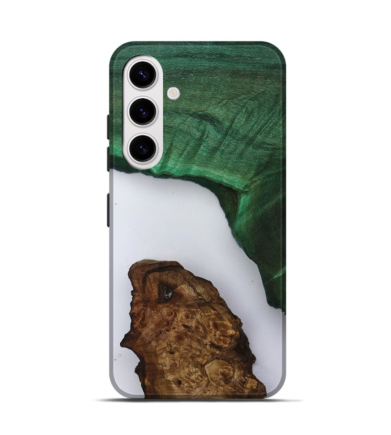 Galaxy S25 Wood Live Edge Phone Case - Keri (Clear, 801958)