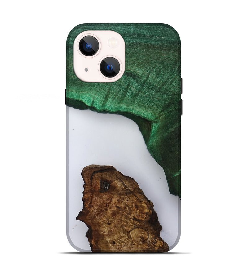 iPhone 13 Wood Live Edge Phone Case - Keri (Clear, 801958)