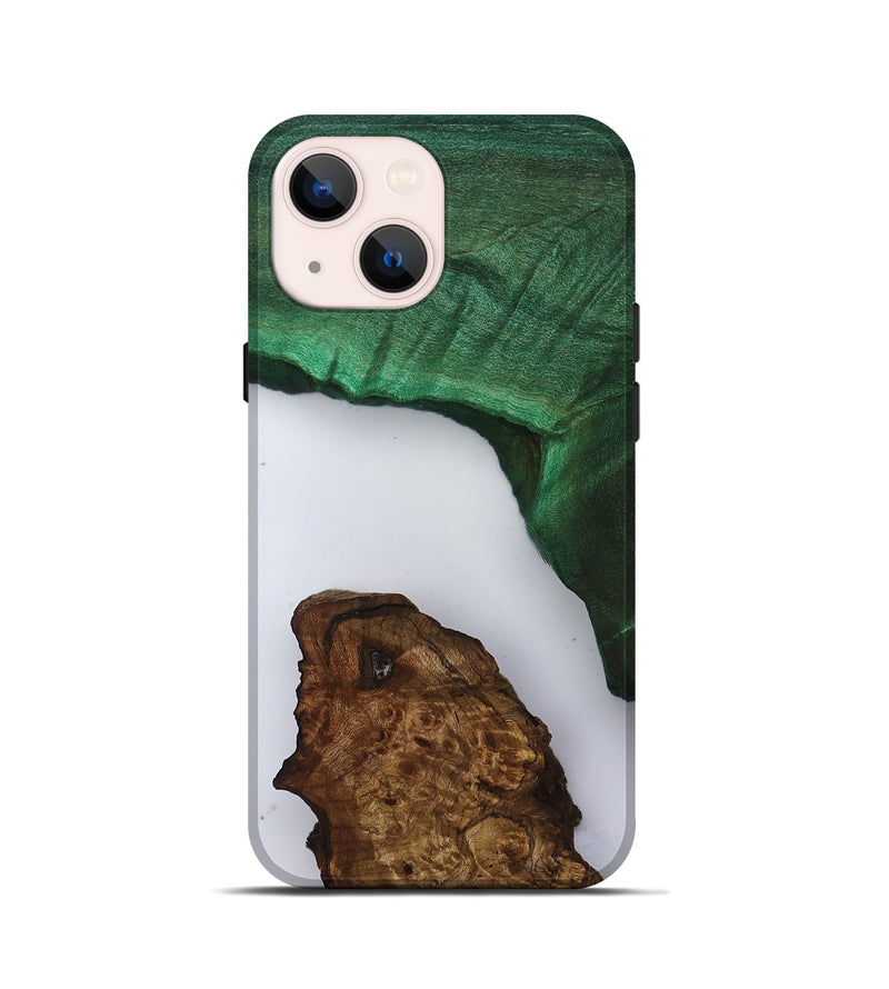 iPhone 13 mini Wood Live Edge Phone Case - Keri (Clear, 801958)