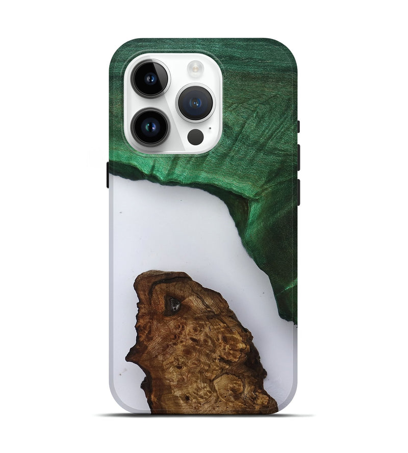 iPhone 15 Pro Wood Live Edge Phone Case - Keri (Clear, 801958)