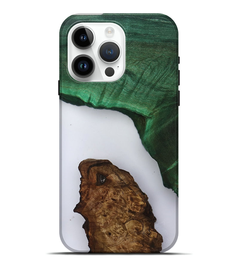 iPhone 15 Pro Max Wood Live Edge Phone Case - Keri (Clear, 801958)