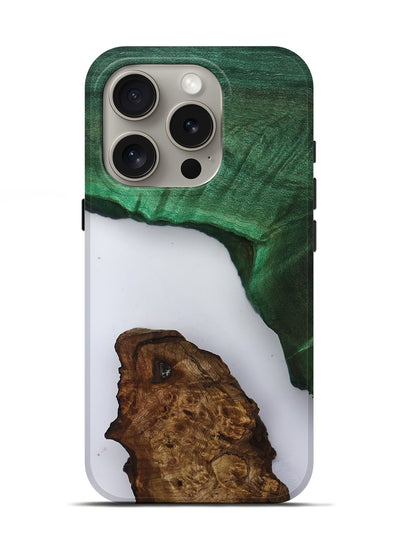 iPhone 16 Pro Wood Live Edge Phone Case - Keri (Clear, 801958)