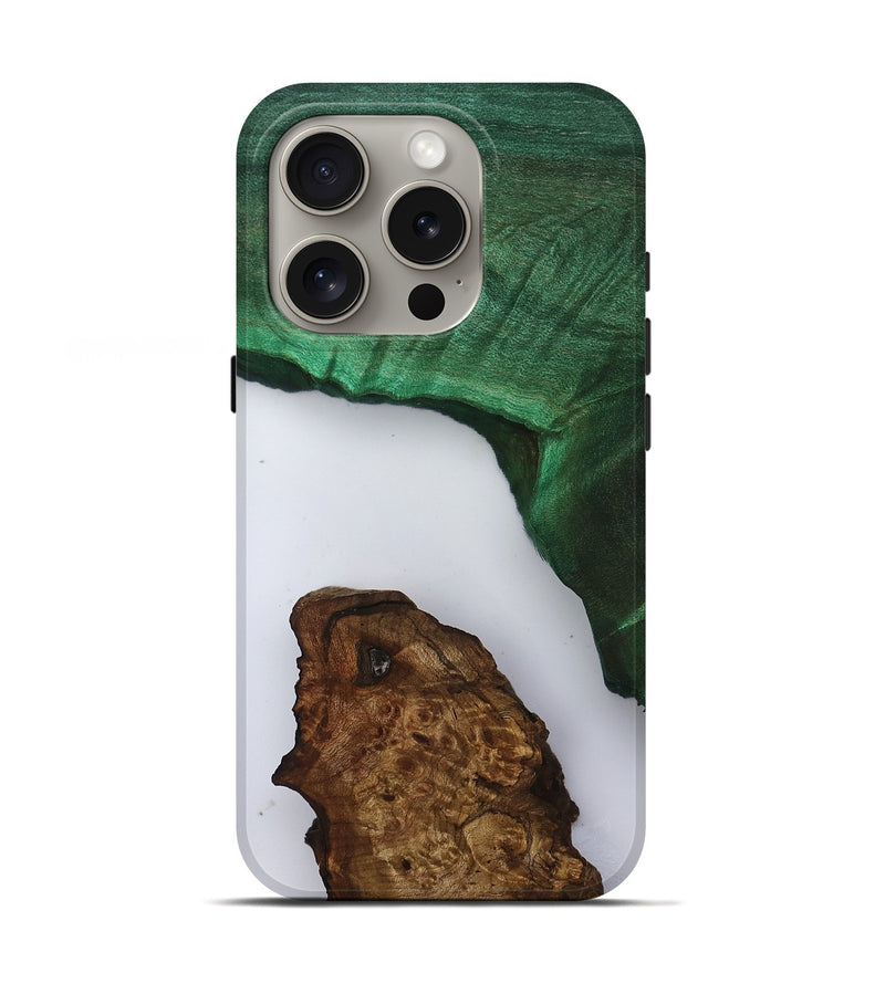 iPhone 16 Pro Wood Live Edge Phone Case - Keri (Clear, 801958)