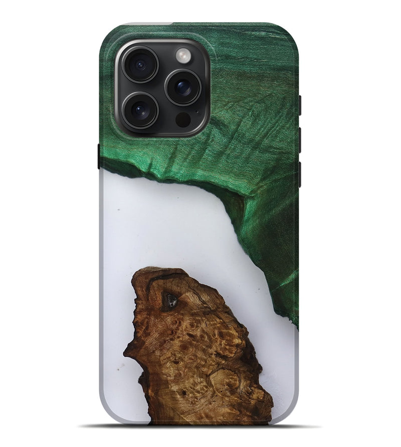 iPhone 16 Pro Max Wood Live Edge Phone Case - Keri (Clear, 801958)