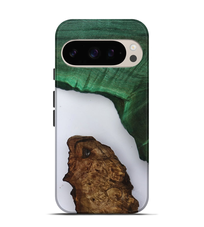 Pixel 10 Pro Wood Live Edge Phone Case - Keri (Clear, 801958)