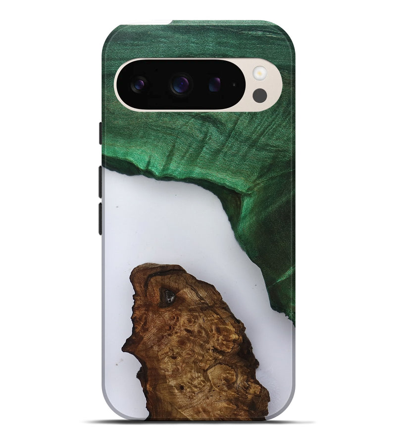 Pixel 9 Pro XL Wood Live Edge Phone Case - Keri (Clear, 801958)