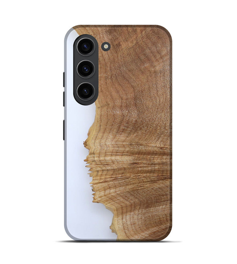 Galaxy S23 Wood Live Edge Phone Case - Jannie (Clear, 801959)